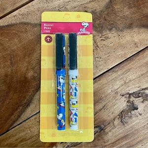 Vintage Snoopy Joe Cool 2002 Set of Pens NWT Deadstock